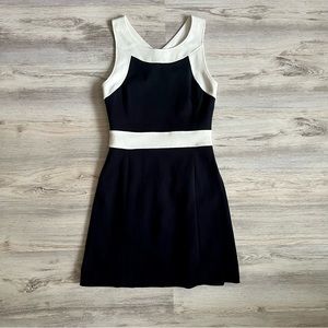Milly Contrast Racerback Dress